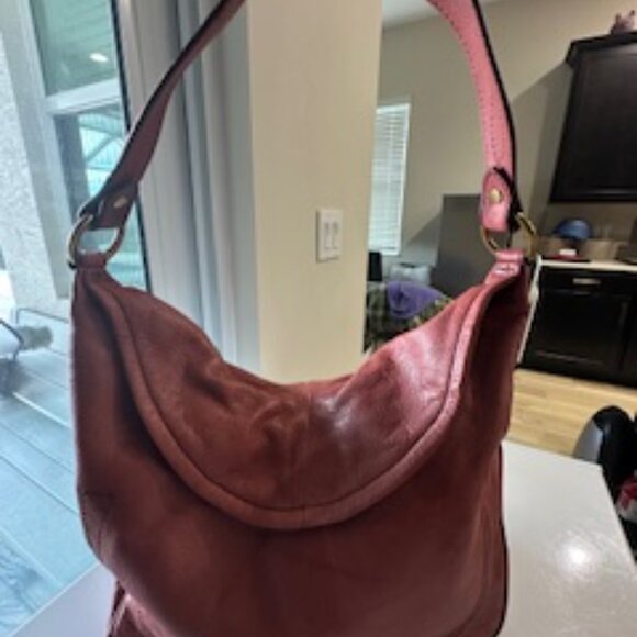 Frye Campus Rivet Hobo (Burnt Red) - Picture 6 of 8